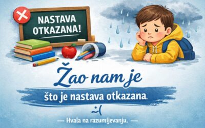 VAŽNO – Nema nastave 27. ožujka!