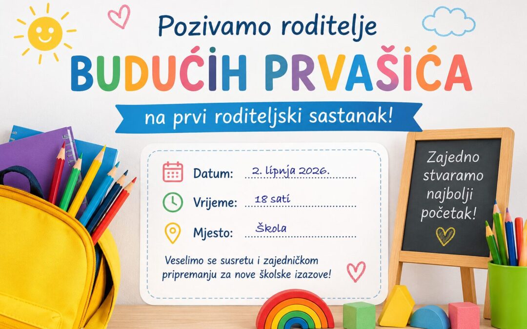 Roditeljski sastanak budućih prvašića