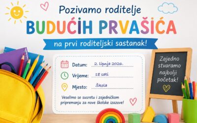 Roditeljski sastanak budućih prvašića